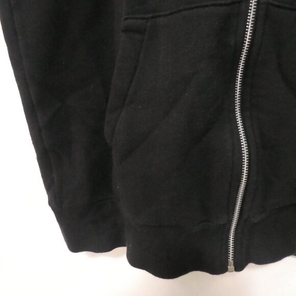 DIVIDED - H&M | medium | Black Sleeveless Hooded Vest | Zip-Up Front Closure - Picture 8 of 14